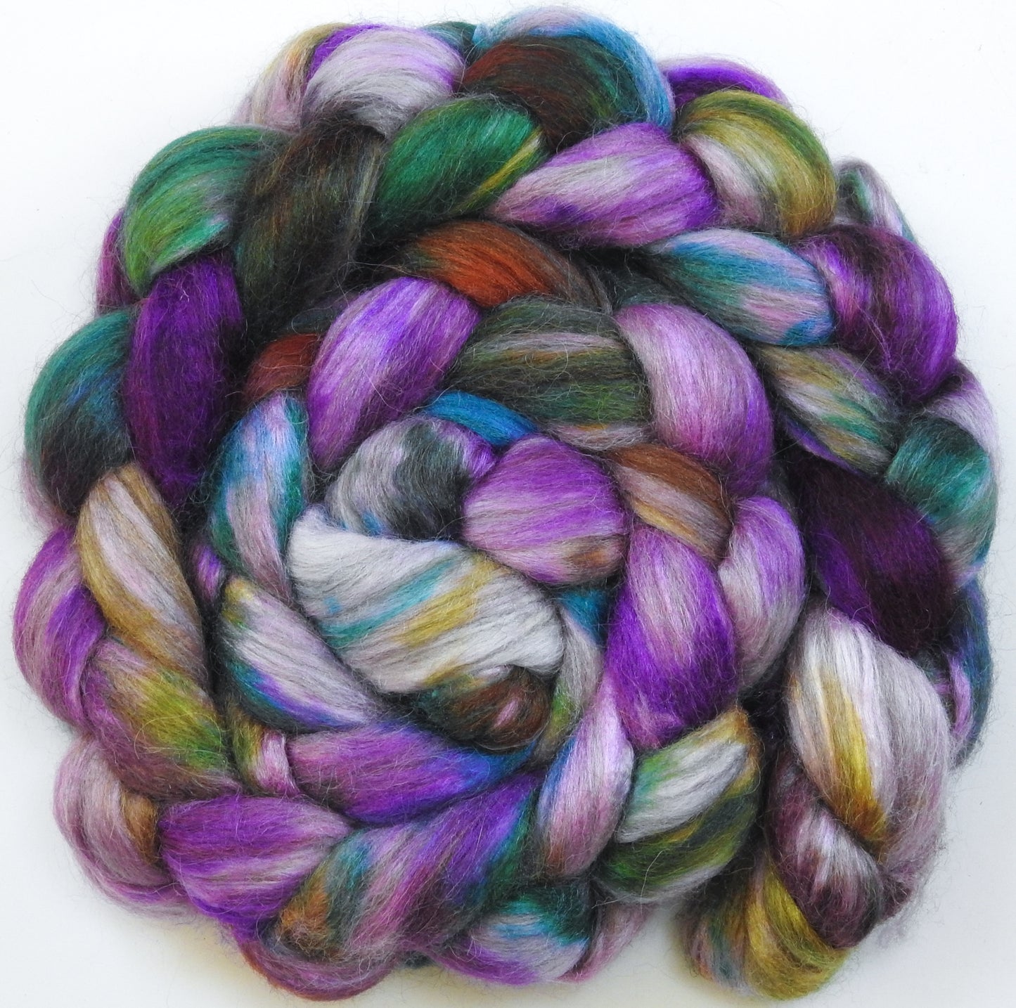 Sweet Violets - Grey Alpaca/Tussah Silk (50/50)