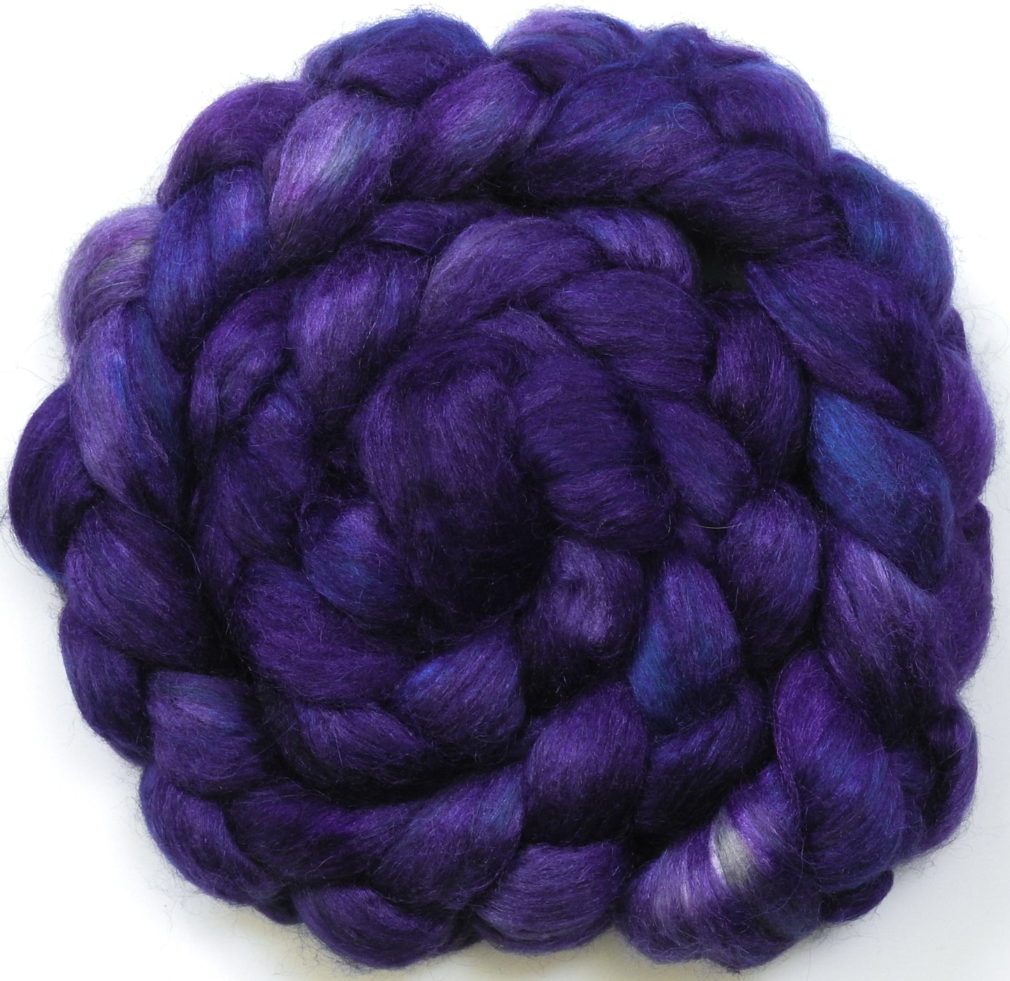 Violet Anemone- Grey Alpaca/Tussah Silk (50/50)