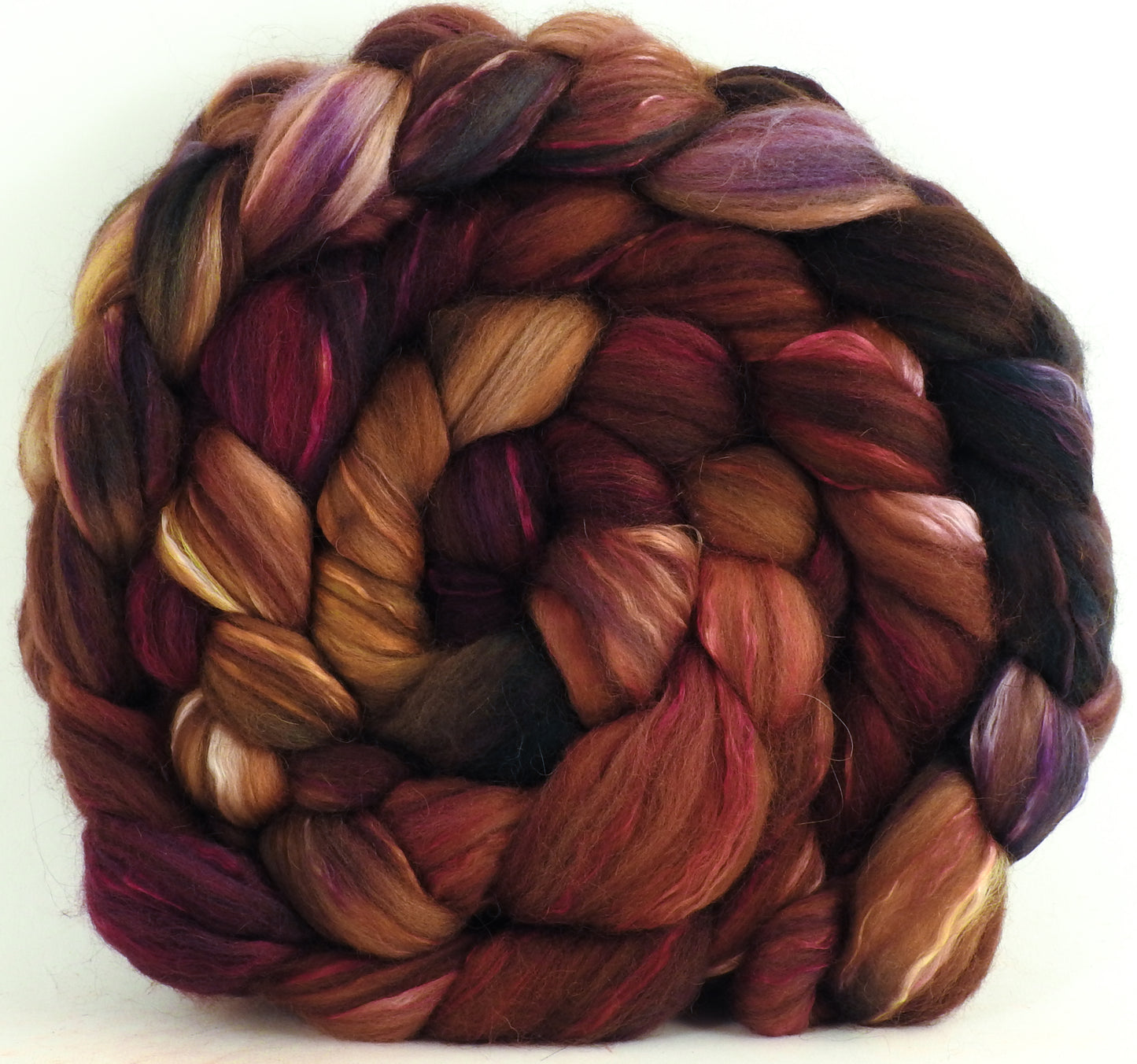 Candy Apples - 18.5 mic merino/ camel/ brown alpaca/ mulberry silk/ (40/20/20/20)