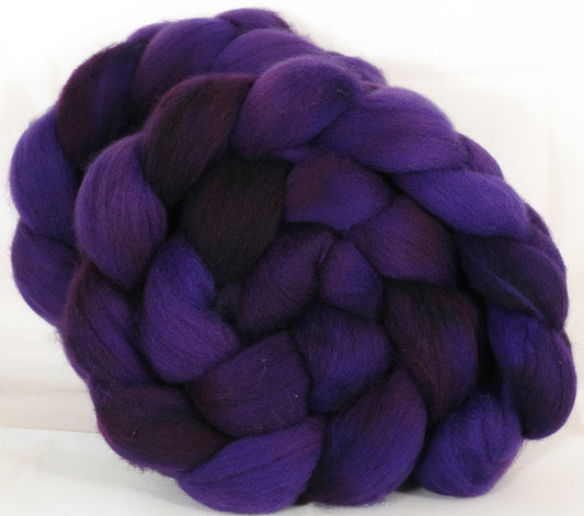 Falkland top for spinning - Damson Plum- 5.1 oz. - Inglenook Fibers