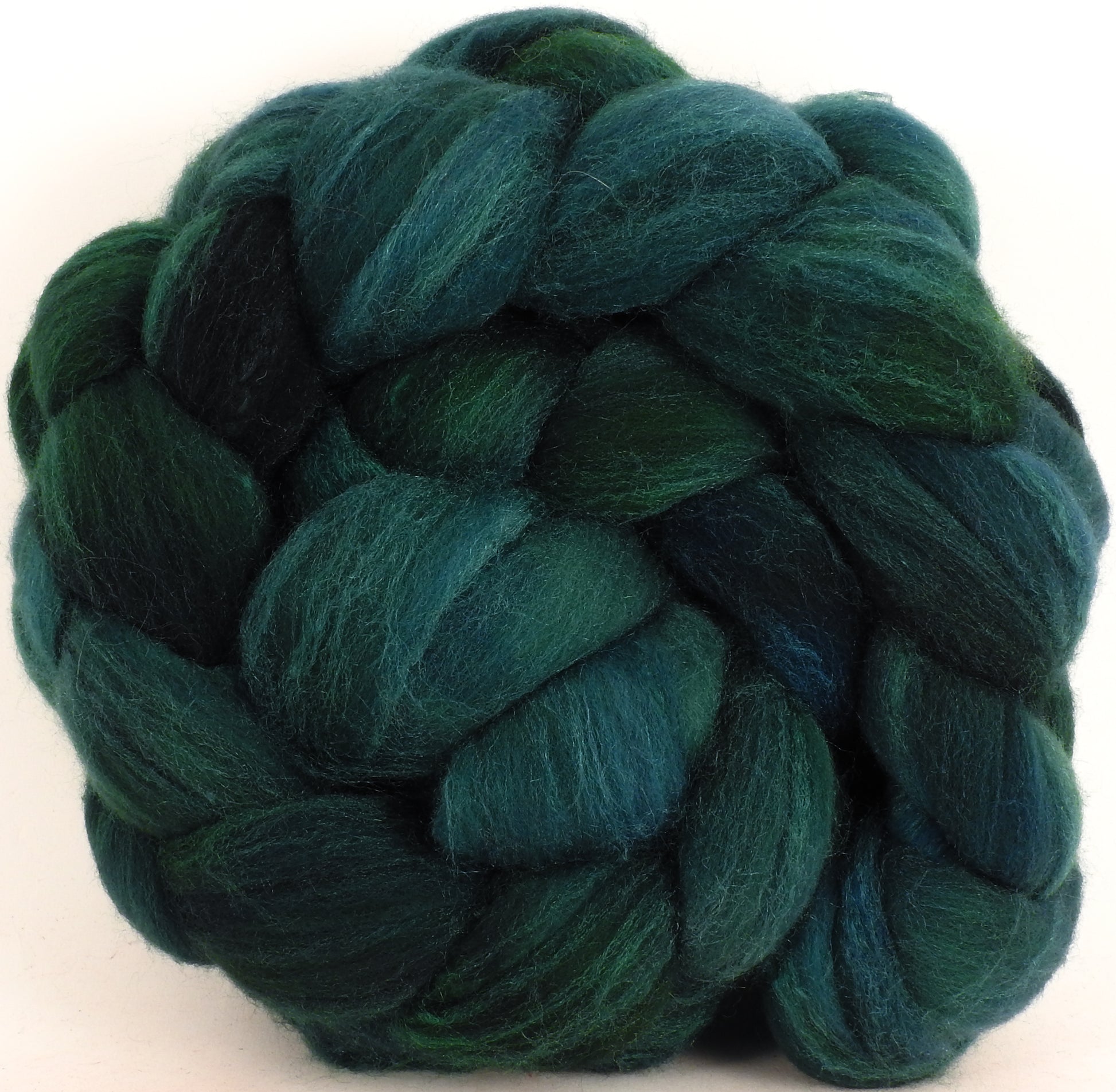 Rambouillet /tussah silk (75/25) - Juniper (5.2 oz) - Inglenook Fibers