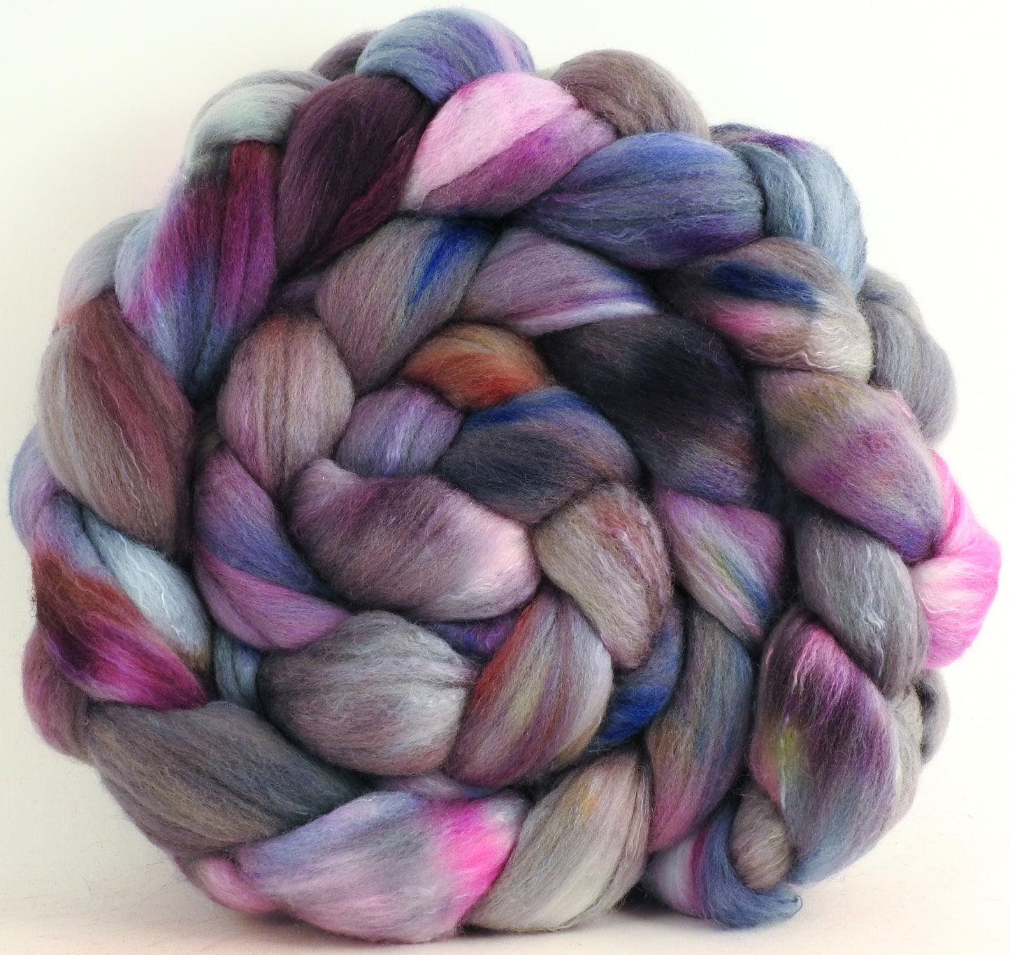 Purple Rain (6 oz) - Organic Polwarth / Tussah silk (80/20)-  Fusion Series