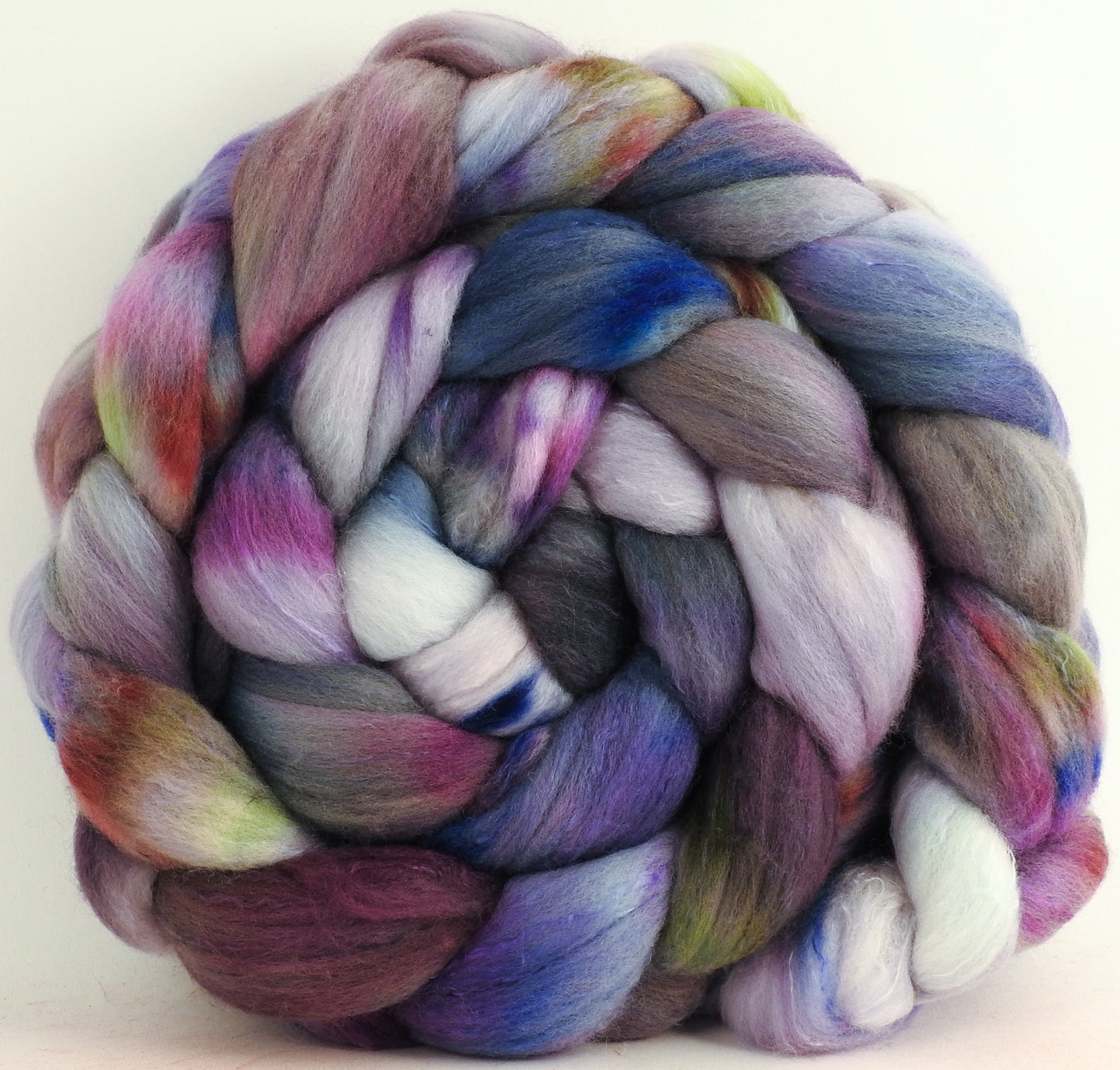 Purple Rain (6 oz) - Organic Polwarth / Tussah silk (80/20)-  Fusion Series