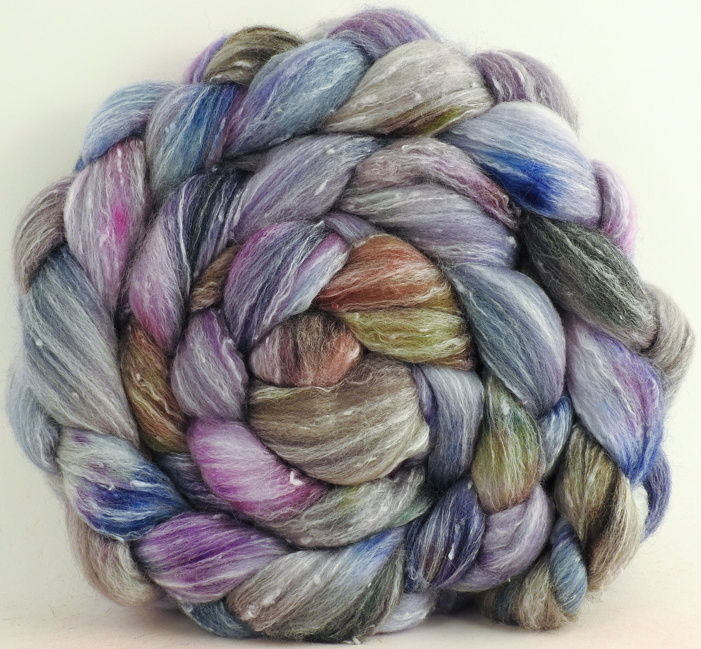 Purple Rain - Merino/ Bamboo/ Tweed Blend (⅓ each)-  Fusion Series