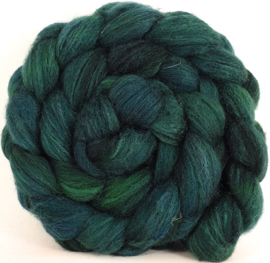 British Southdown/ tussah top (65/ 35) - Juniper (5.4 oz) - Inglenook Fibers