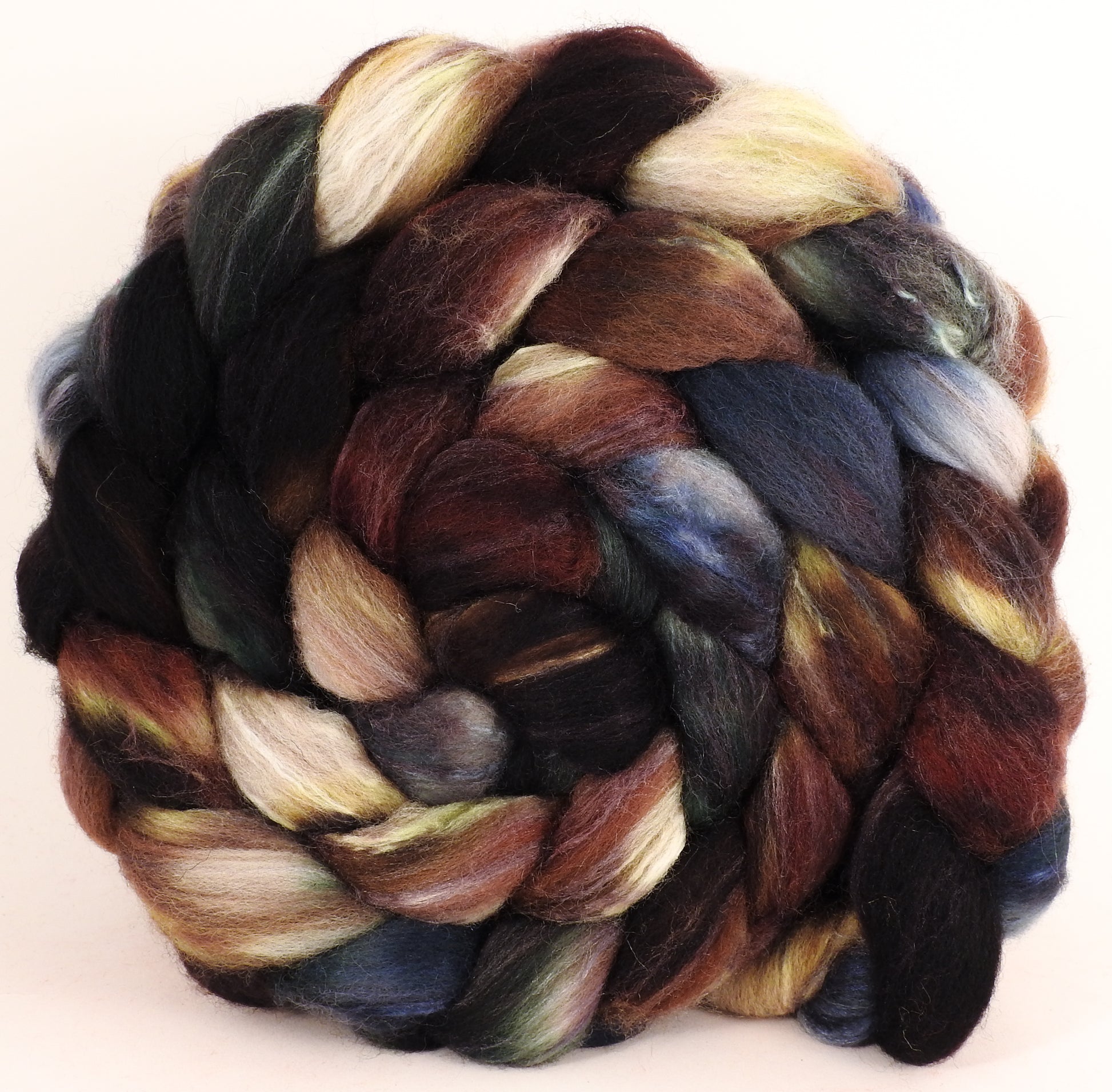 Mixed UK Bfl/ Tussah Silk  (75/25) - Walrus - 6.1 oz. - Inglenook Fibers