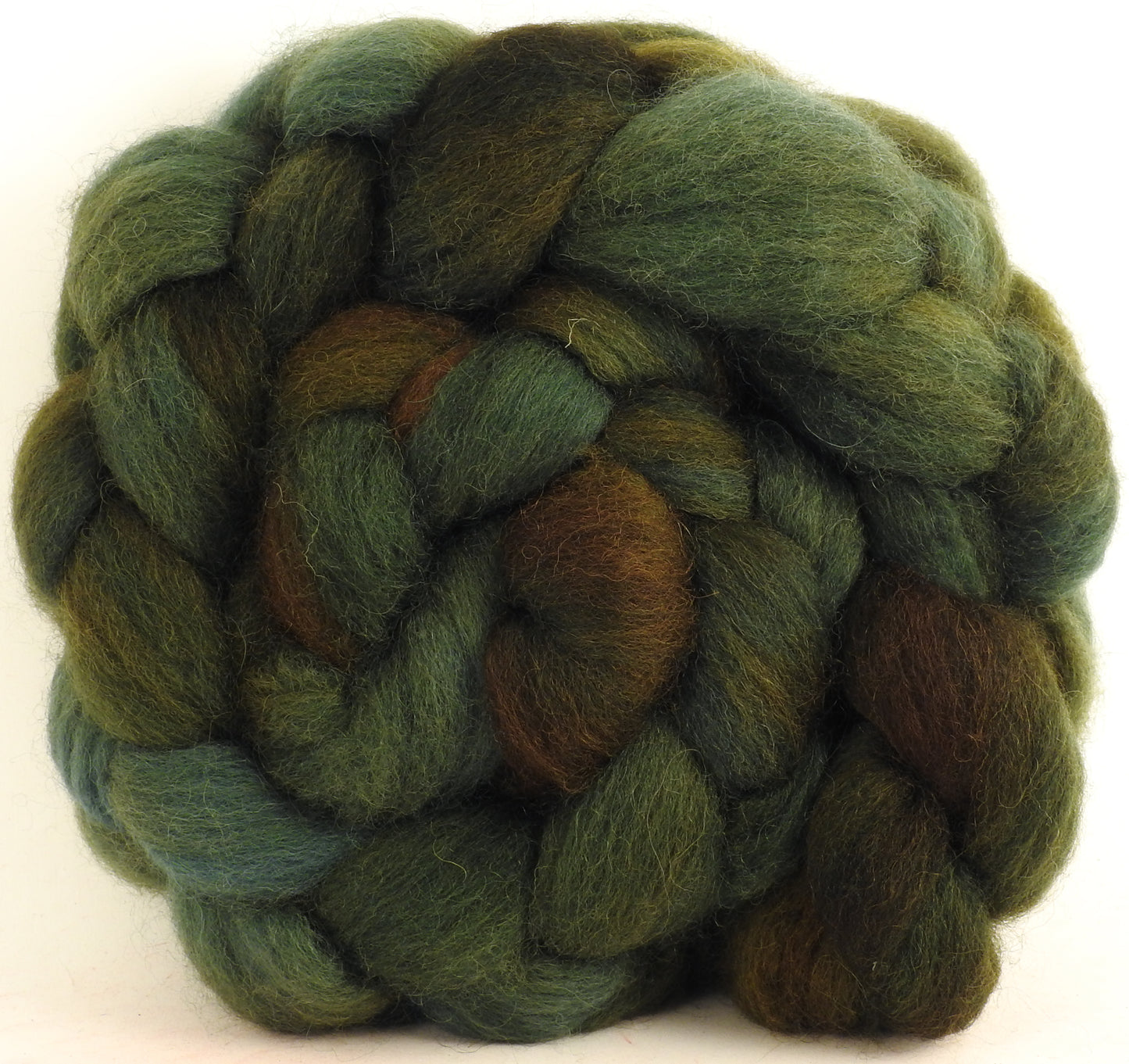 Hemlock - Batt in a Braid #43 - Dorset/Cheviot/Kid Mohair (60/20/20)