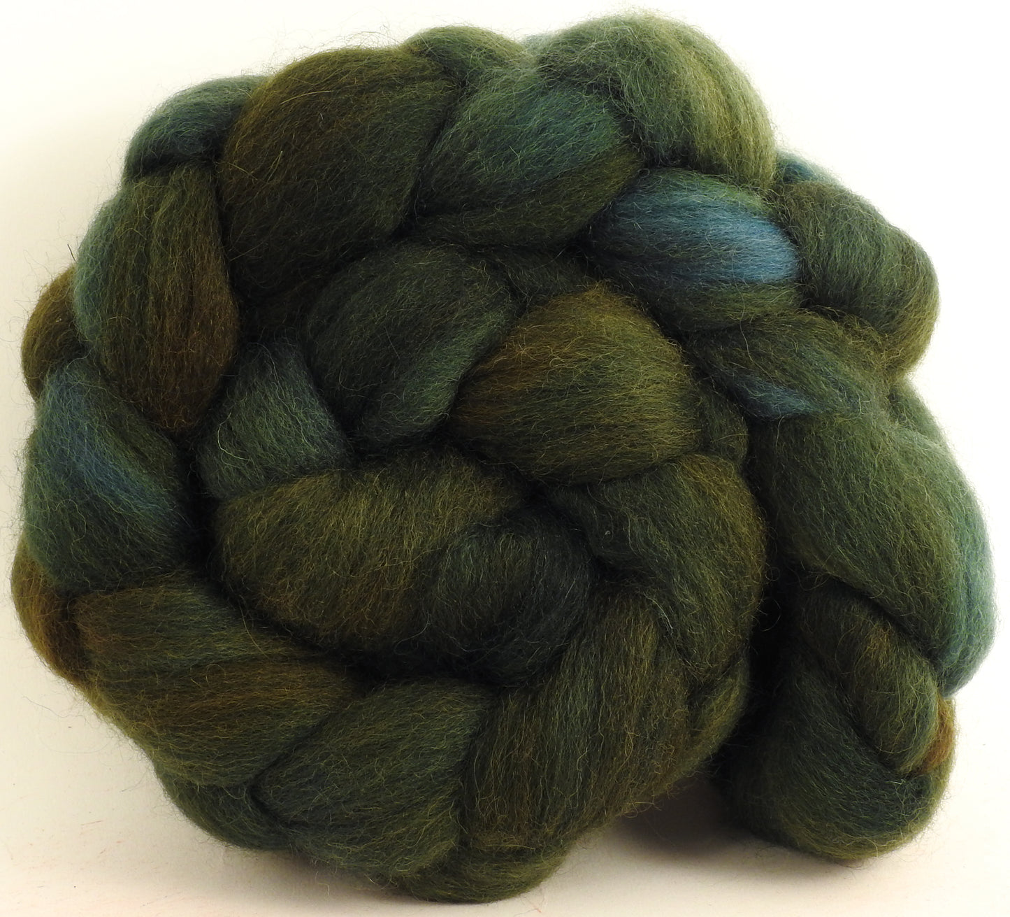 Hemlock - Batt in a Braid #43 - Dorset/Cheviot/Kid Mohair (60/20/20)