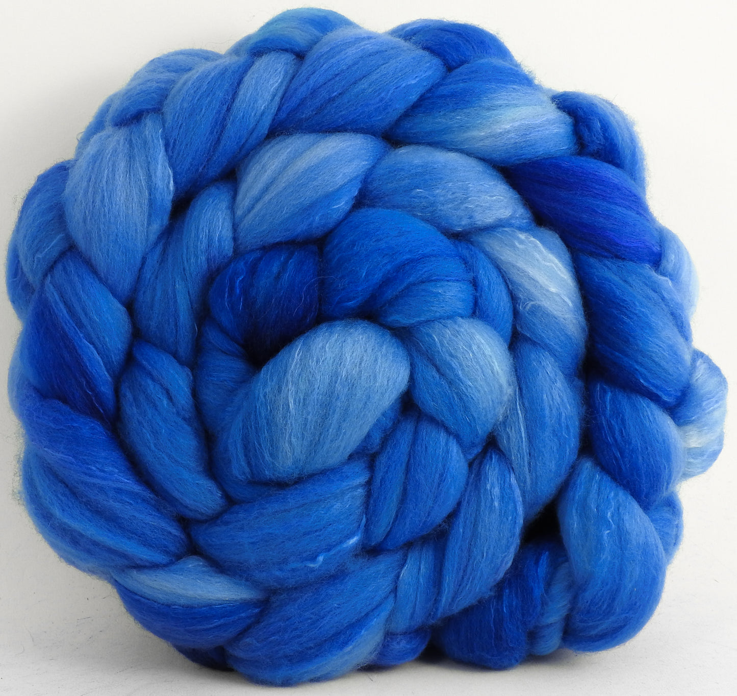 Nordic Blue (5.8 oz) - Organic Polwarth / Tussah silk (80/20)