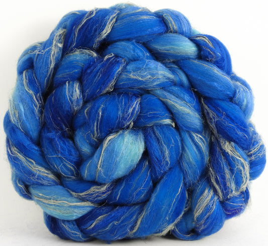 Nordic Blue (5.6 oz) - Merino/ Tussah Silk/ Natural Flax (50/25/25)