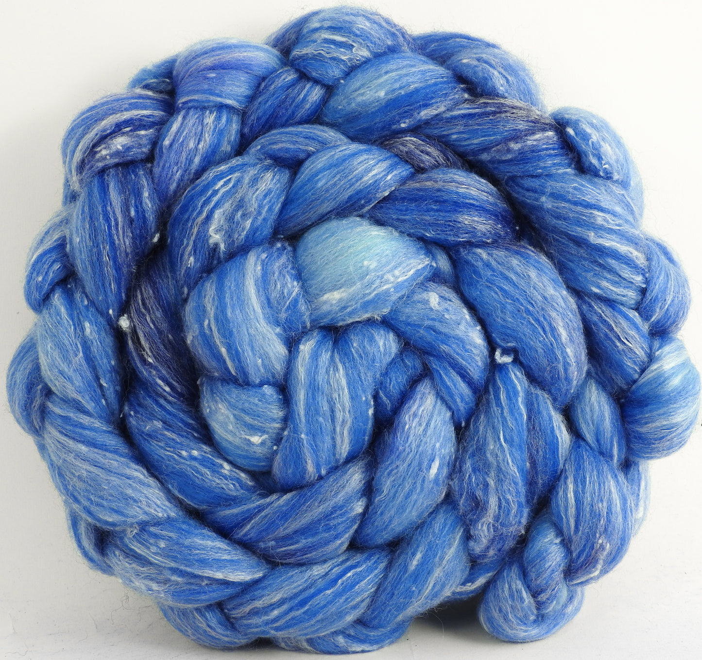 Nordic Blue - Merino/ Bamboo/ Tweed Blend (⅓ each)