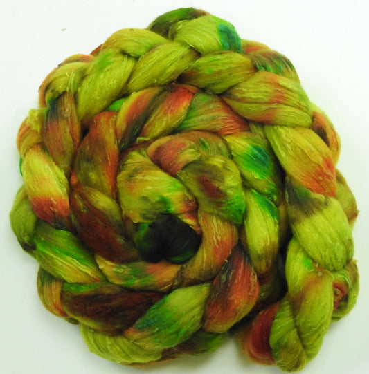 Frog Prince (5.3 oz)- 25 micron Merino/ Silk Slubs (70/30)