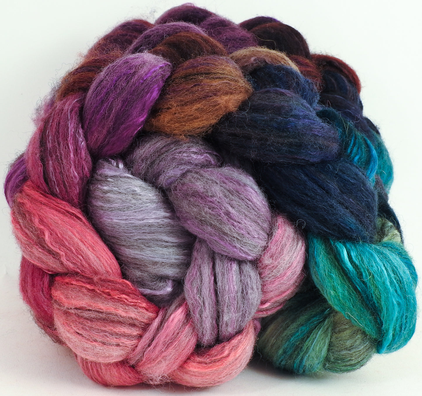 Color Me Happy (5.2 oz) - Humbug Shetland/ Mulberry Silk (75/25)