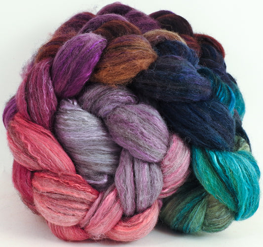 Color Me Happy (5.2 oz) - Humbug Shetland/ Mulberry Silk (75/25)