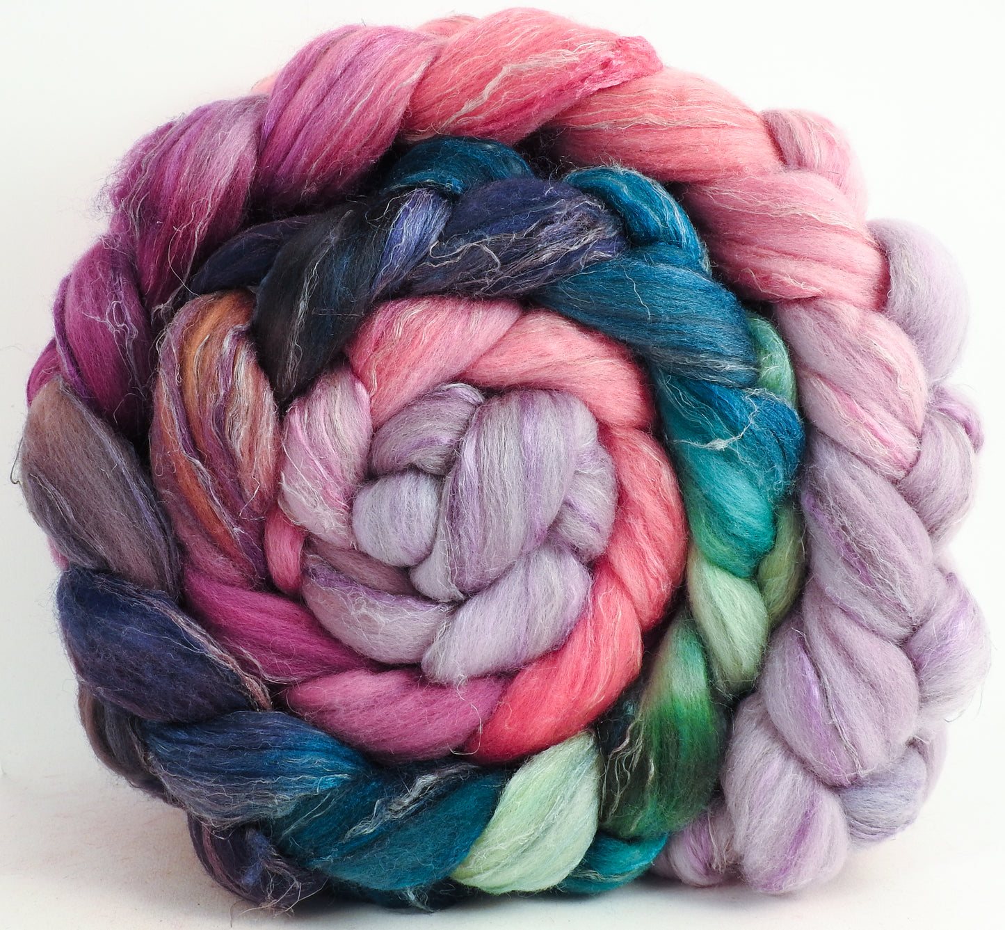 Color Me Happy (6.3 oz) - Merino/ Tussah Silk/ Natural Flax (50/25/25)