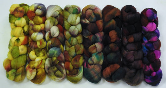 Flight of the Bumblebee Set - Organic Polwarth / Mulberry silk (80/20)