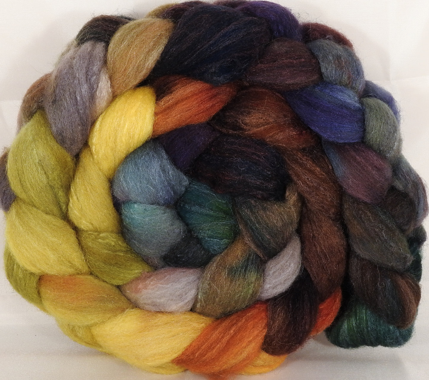 British Southdown/ tussah top (65/ 35) - Golden Chain Tree - 5.2 oz. - Inglenook Fibers