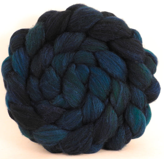 British Southdown/ tussah top (65/ 35) - Leviathan - 5.5 oz. - Inglenook Fibers