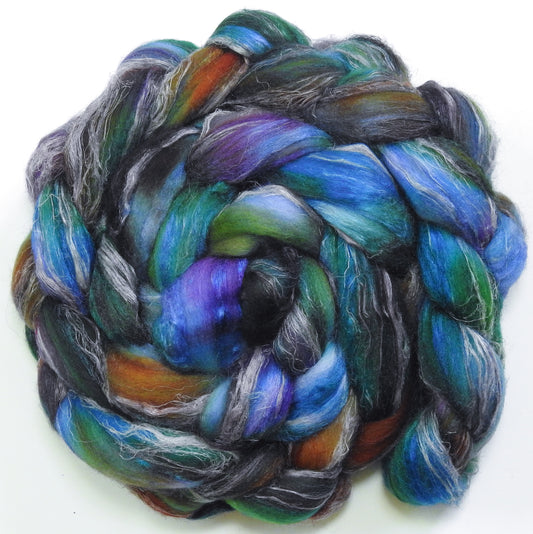 Spanish Bluebells (5.3 oz) - Merino/ Tussah Silk/ Natural Flax (50/25/25)