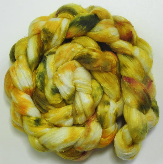 Daffodil (5.2 oz)- 25 micron Merino/ Silk Slubs (70/30)