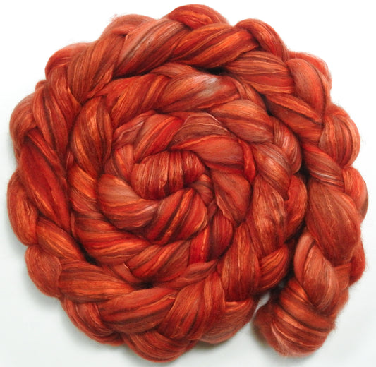 Pomegranate Blossom (5.5 oz) - 18.5 mic merino/ camel/ brown alpaca/ mulberry silk/ (40/20/20/20)