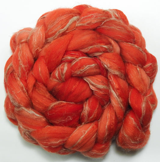 Pomegranate Blossom (5.8 oz) - Merino/ Tussah Silk/ Natural Flax (50/25/25)