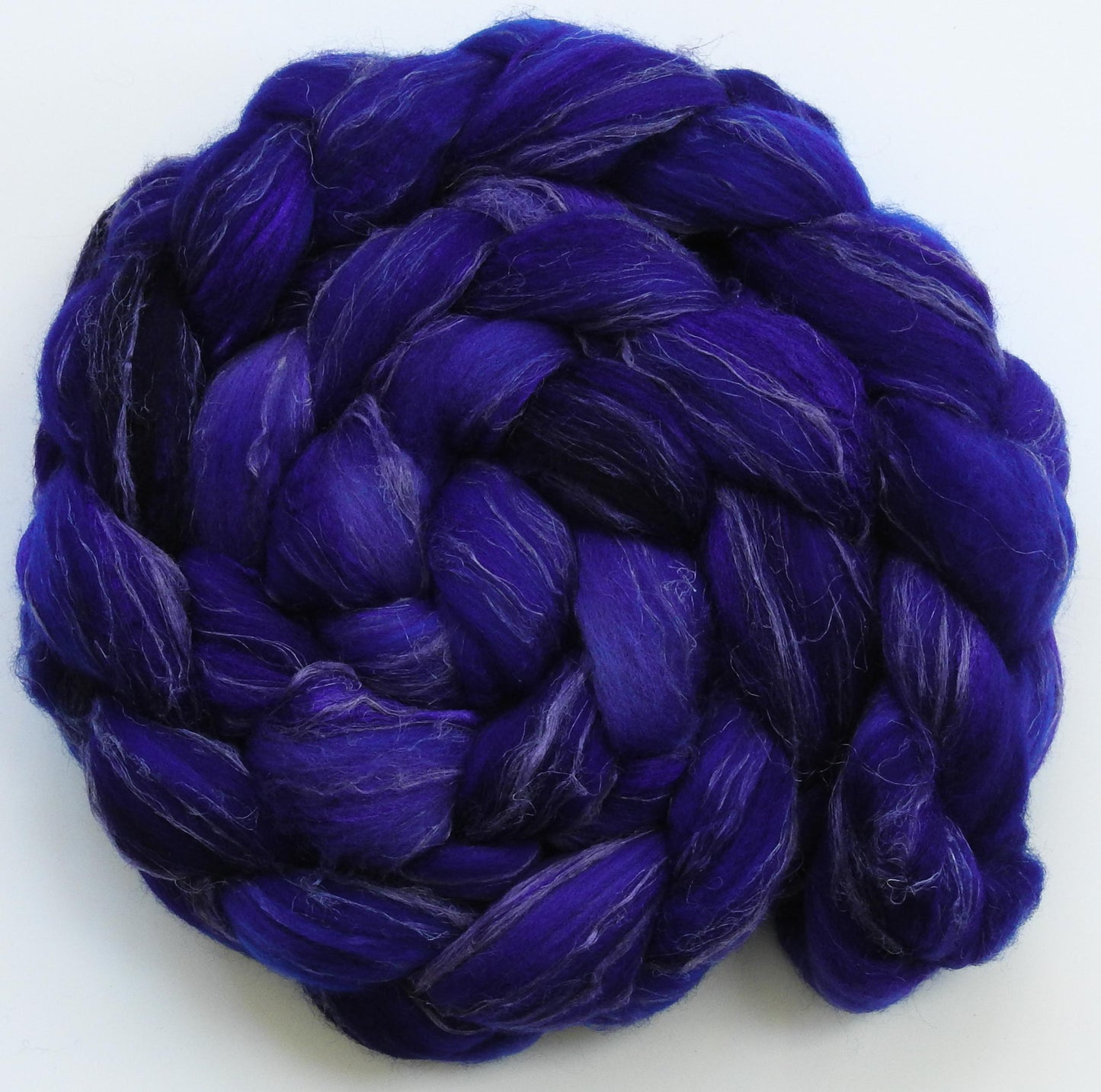 Ultraviolet (5.8 oz) - Merino/ Tussah Silk/ Natural Flax (50/25/25)