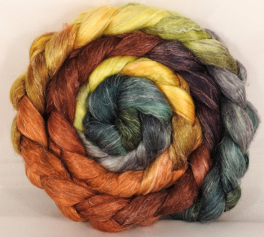 Tussah Silk / flax roving (65/35)-Gourds - 5 oz. - Inglenook Fibers