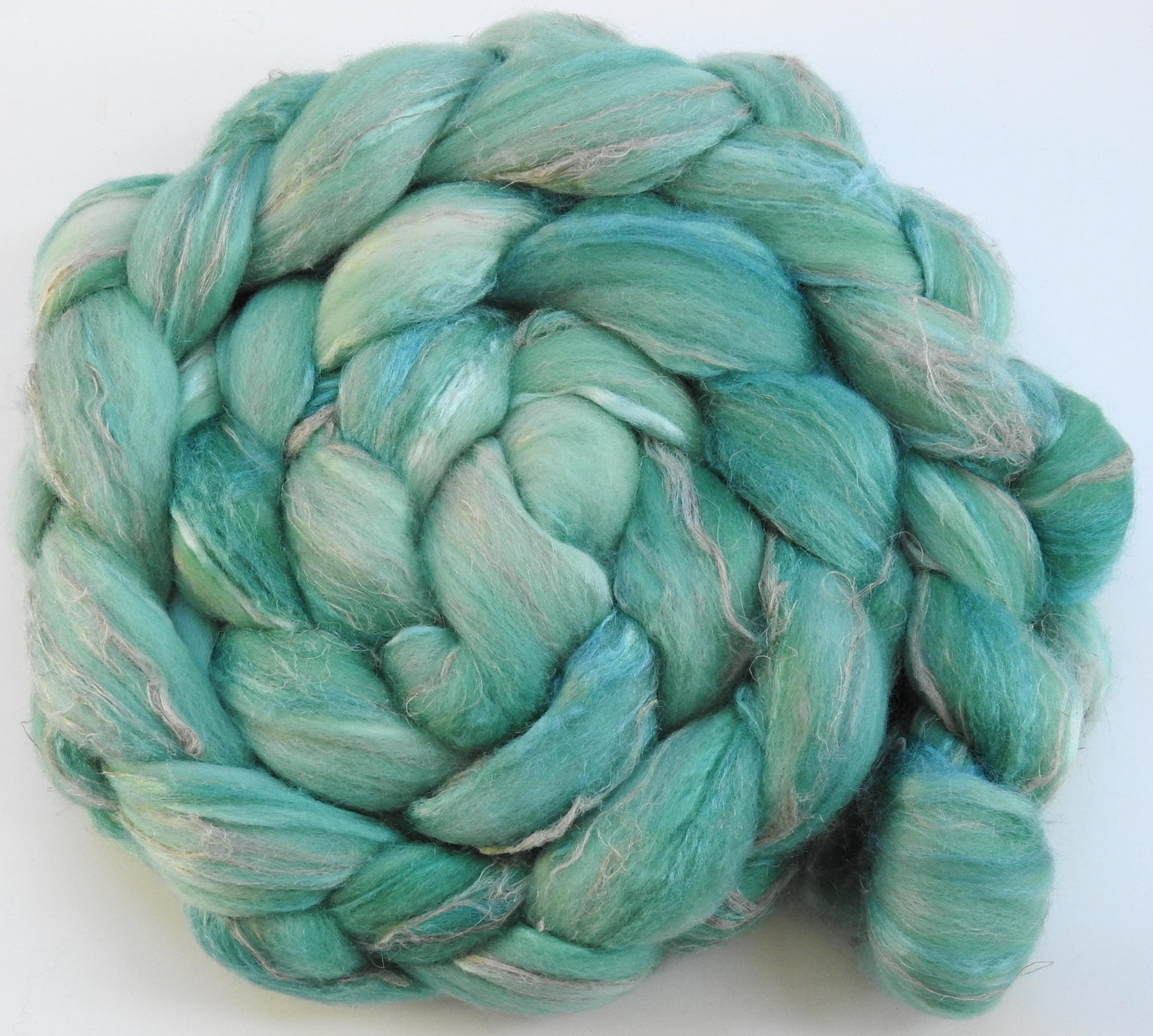 Spearmint (5.8 oz) - Merino/ Tussah Silk/ Natural Flax (50/25/25)