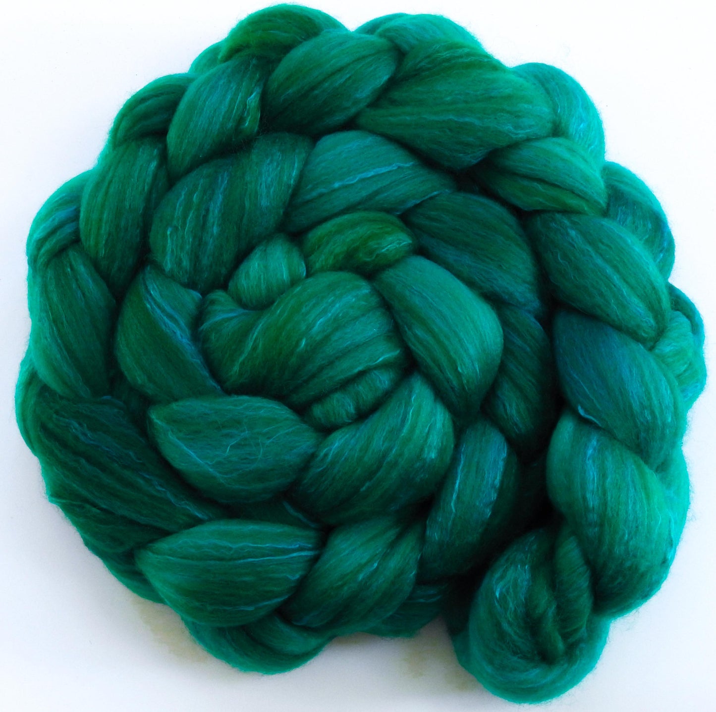 Shamrock (5.6 oz) - Organic Polwarth / Tussah silk (80/20)