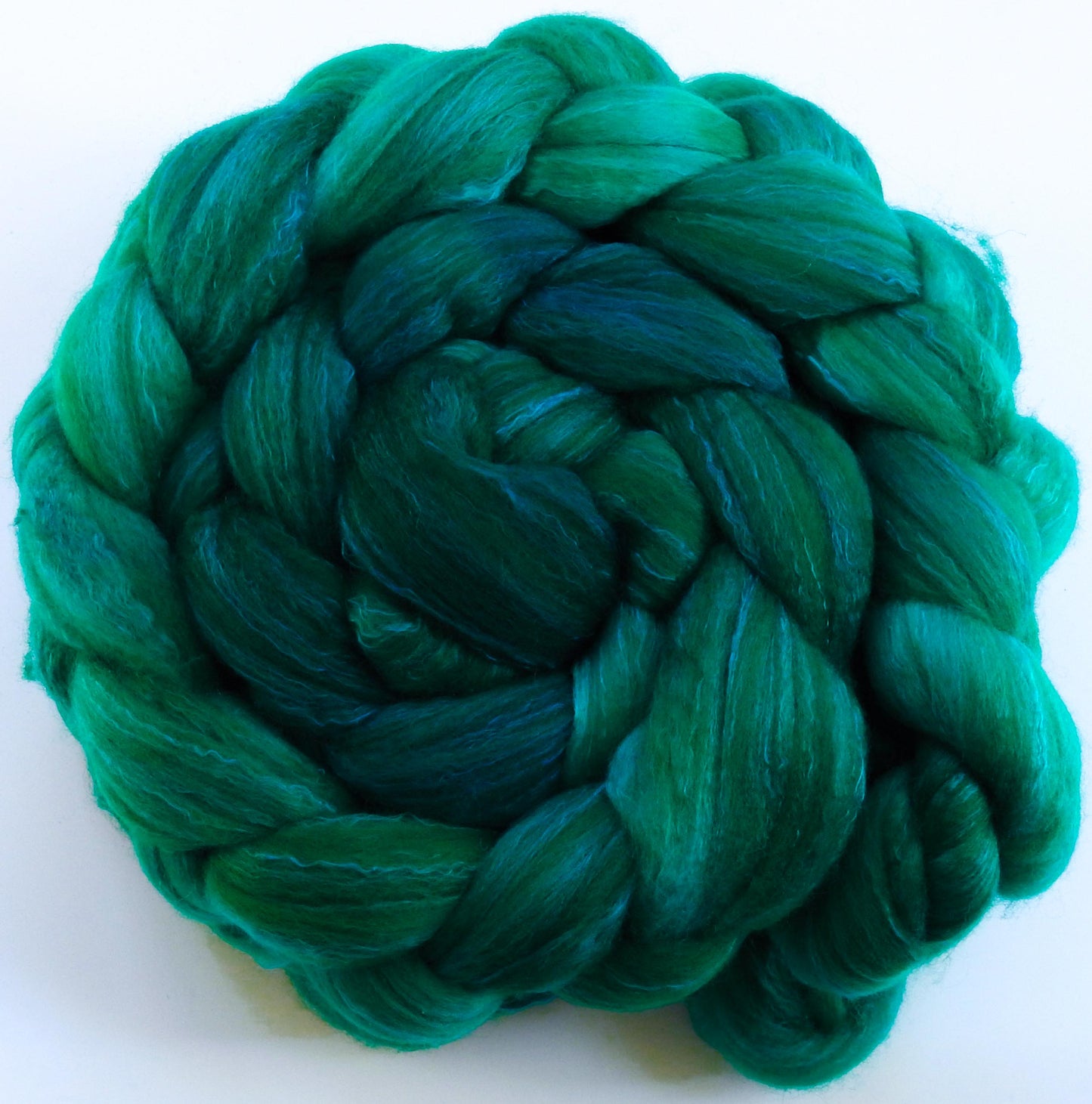 Shamrock (5.6 oz) - Organic Polwarth / Tussah silk (80/20)