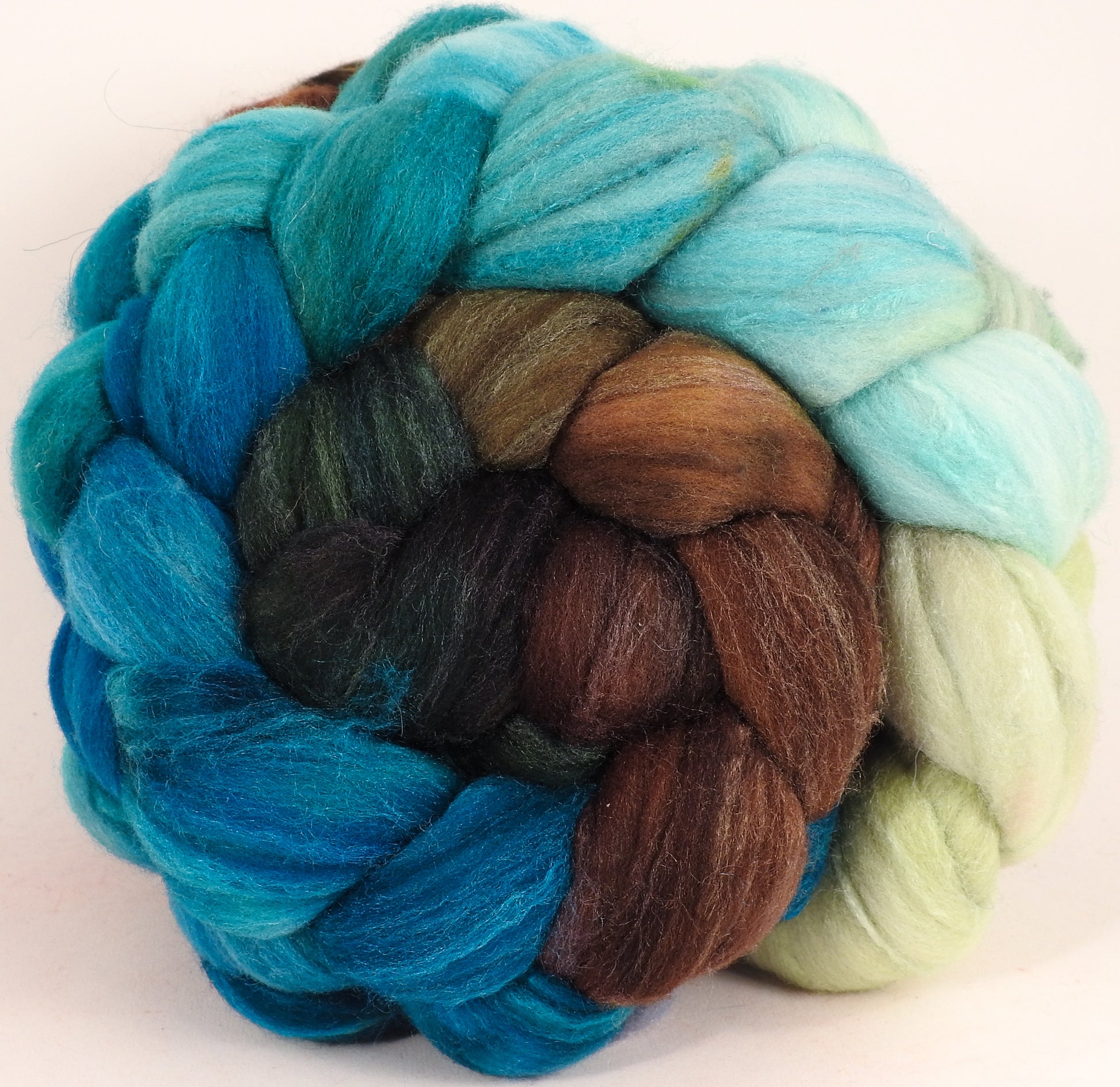 Rambouillet /tussah silk (75/25) - Sea Turtle (5.4 oz.) - Inglenook Fibers