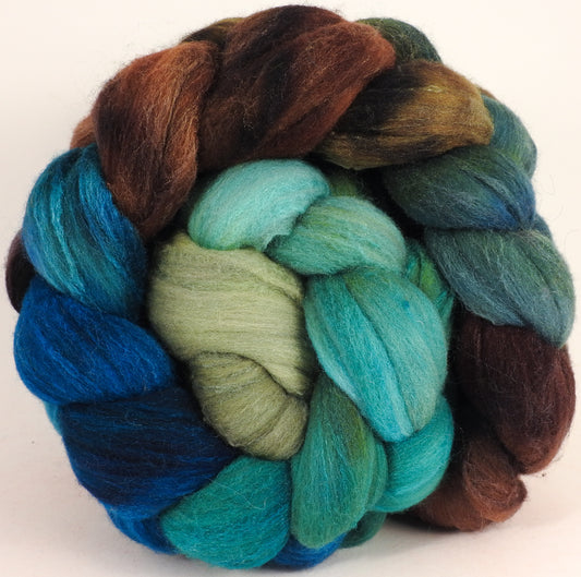 Rambouillet /tussah silk (75/25) - Sea Turtle (5.4 oz.) - Inglenook Fibers