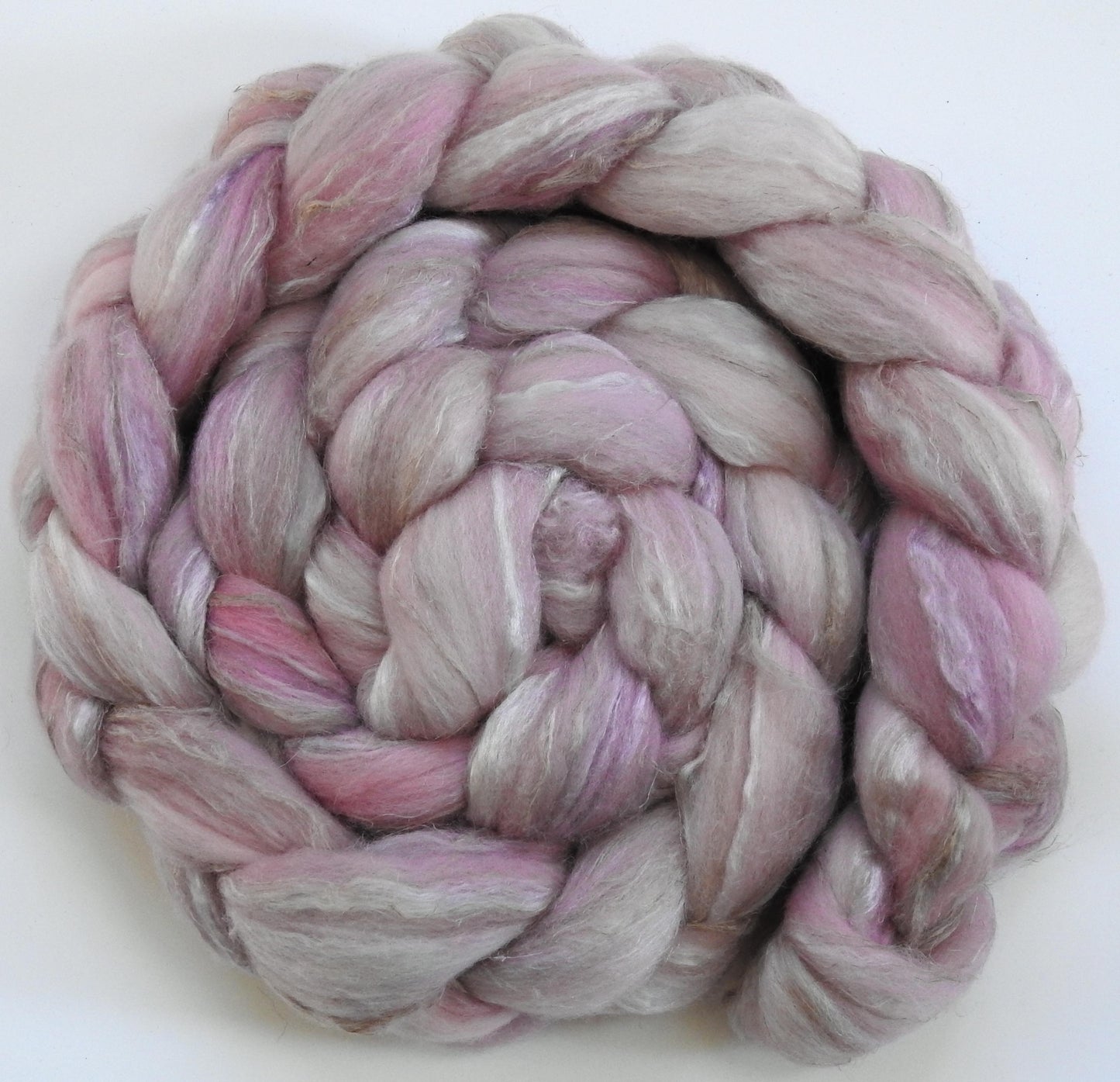 Tea Rose (5.7 oz) - Merino/ Tussah Silk/ Natural Flax (50/25/25)