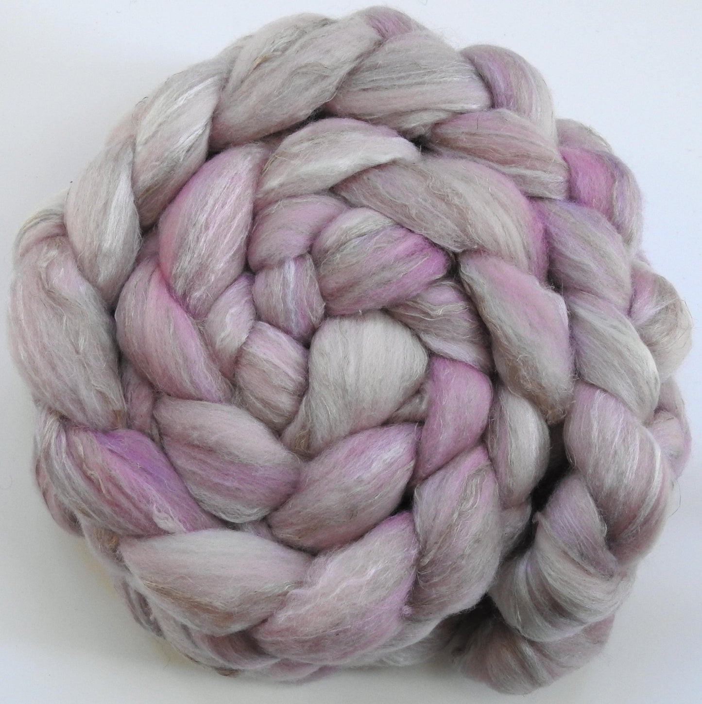 Tea Rose (5.7 oz) - Merino/ Tussah Silk/ Natural Flax (50/25/25)