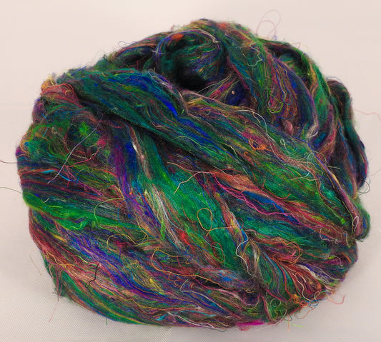 100% Sari Silk Top- Viridian- 1.5 oz. - Inglenook Fibers