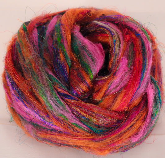 100% Sari Silk Top-Cinnabar- 1.5 oz. - Inglenook Fibers