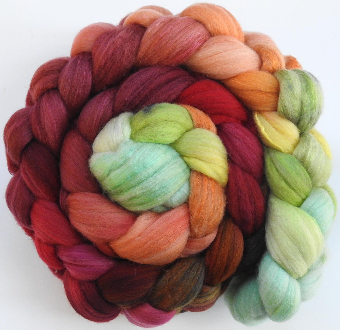 Icelandic Poppies (5.5 oz) - Organic Polwarth / Tussah silk (80/20)