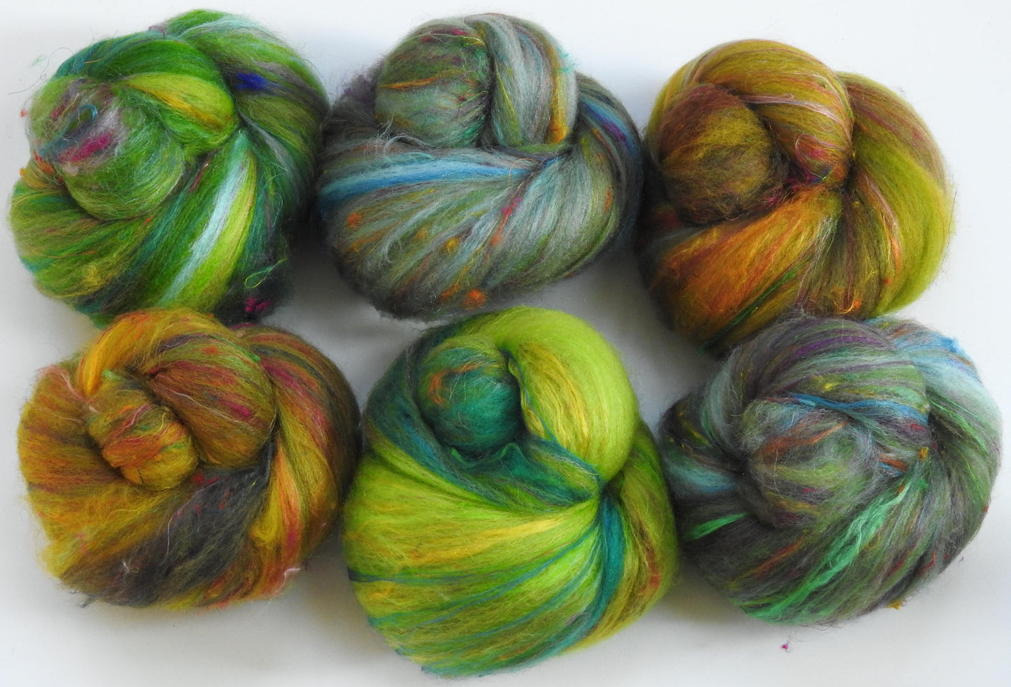 Non-sparkle Sticklebatts - Ring of Kerry - 30% Romeldale Fleece; merino, polwarth, silk, bamboo, sari silk