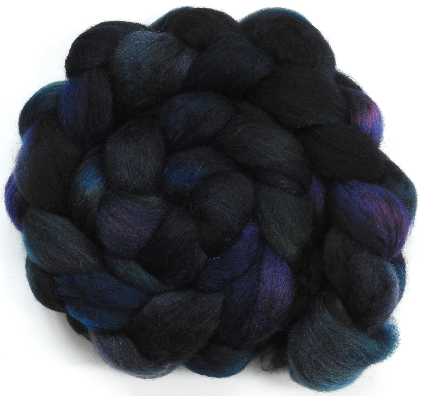 Stave Church (6.4 oz) - Batt in a Braid #43 - Dorset/Cheviot/Kid Mohair (60/20/20)