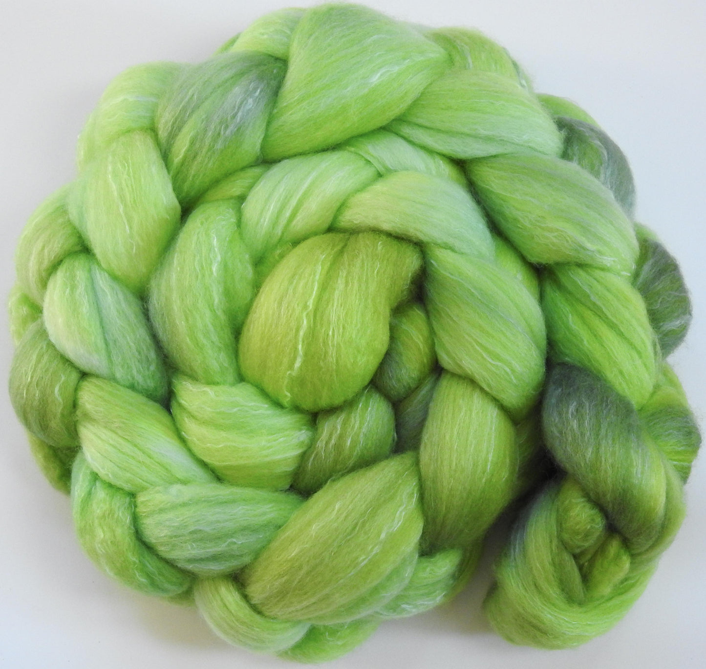 Cucumber - Organic Polwarth / Tussah silk (80/20)