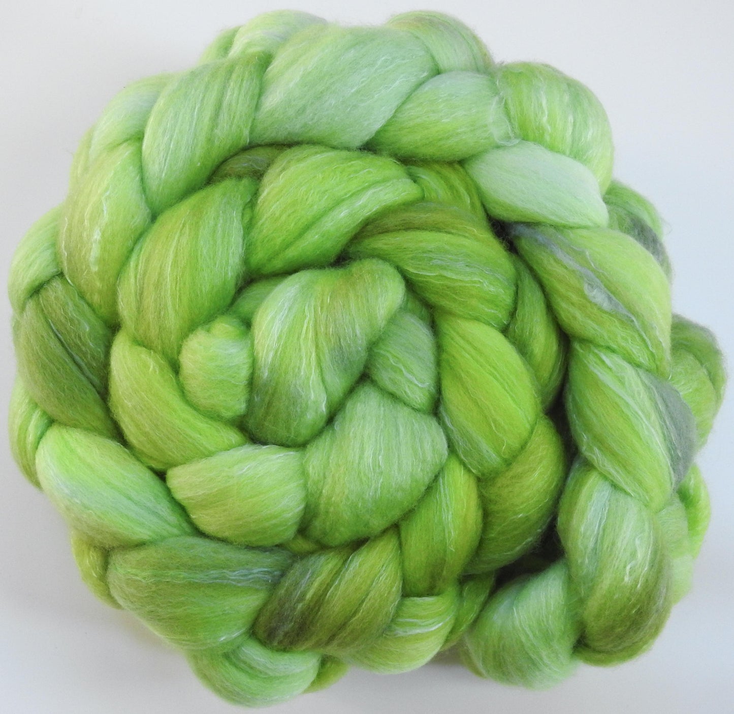 Cucumber - Organic Polwarth / Tussah silk (80/20)