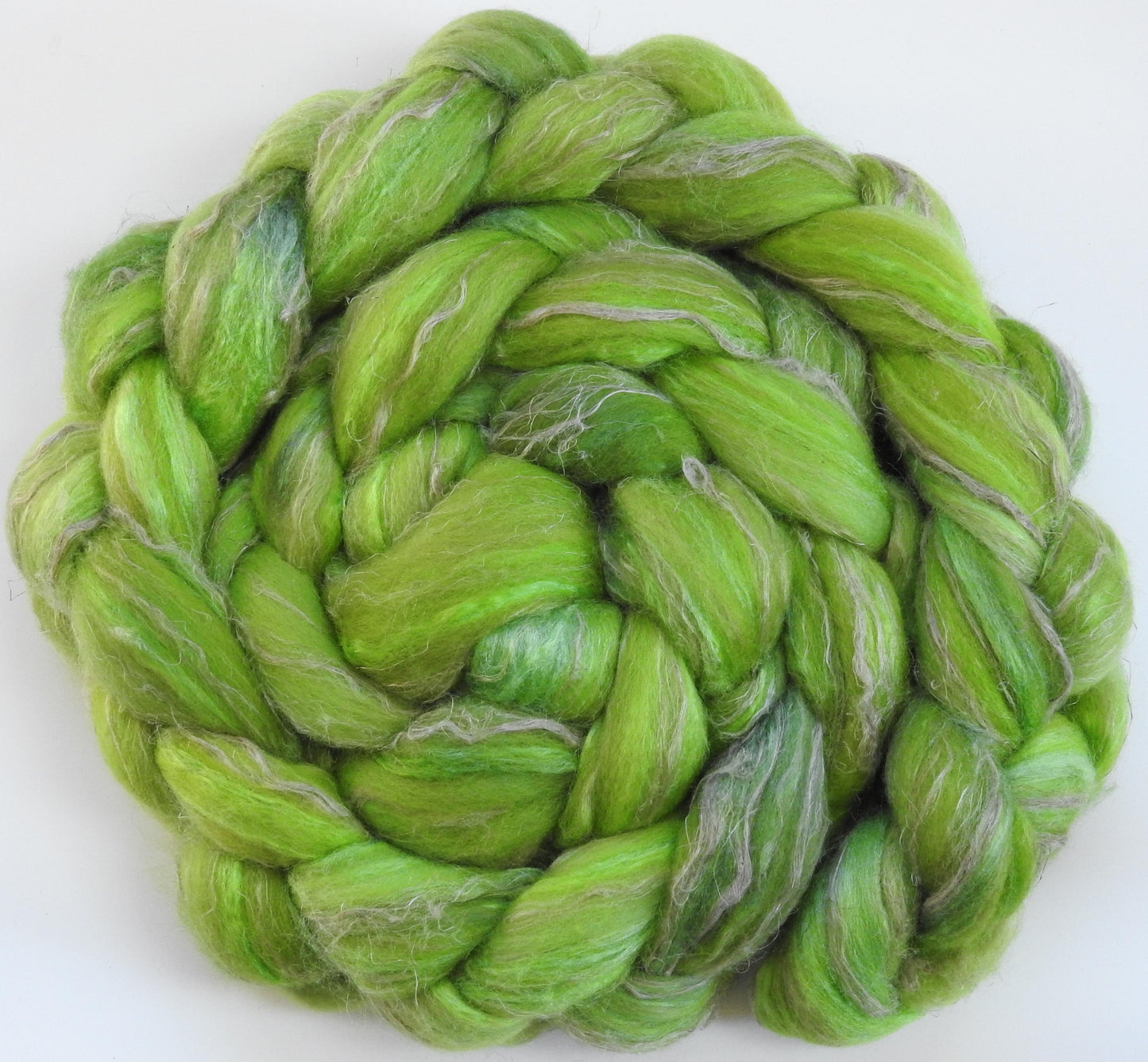 Cucumber (5.5 oz) - Merino/ Tussah Silk/ Natural Flax (50/25/25)