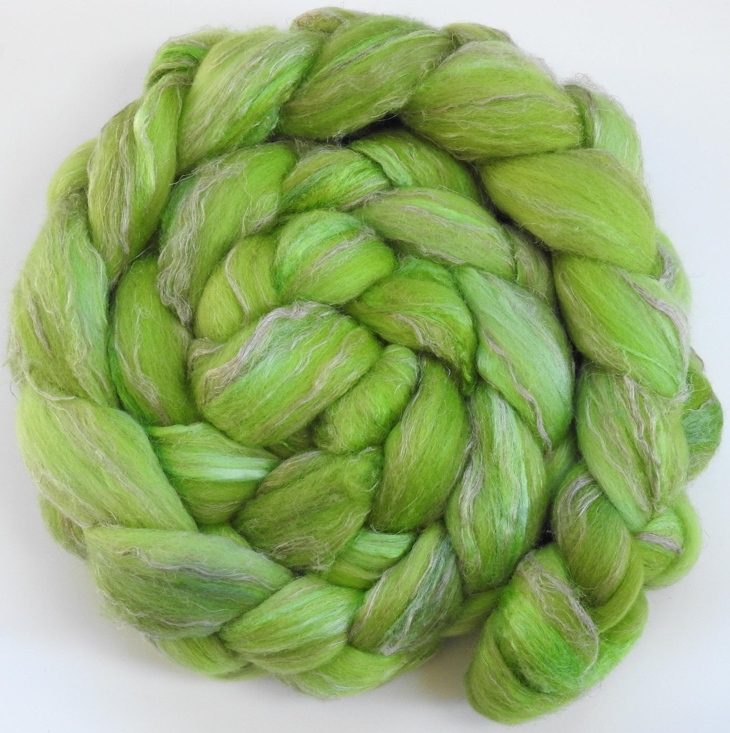 Cucumber (5.5 oz) - Merino/ Tussah Silk/ Natural Flax (50/25/25)