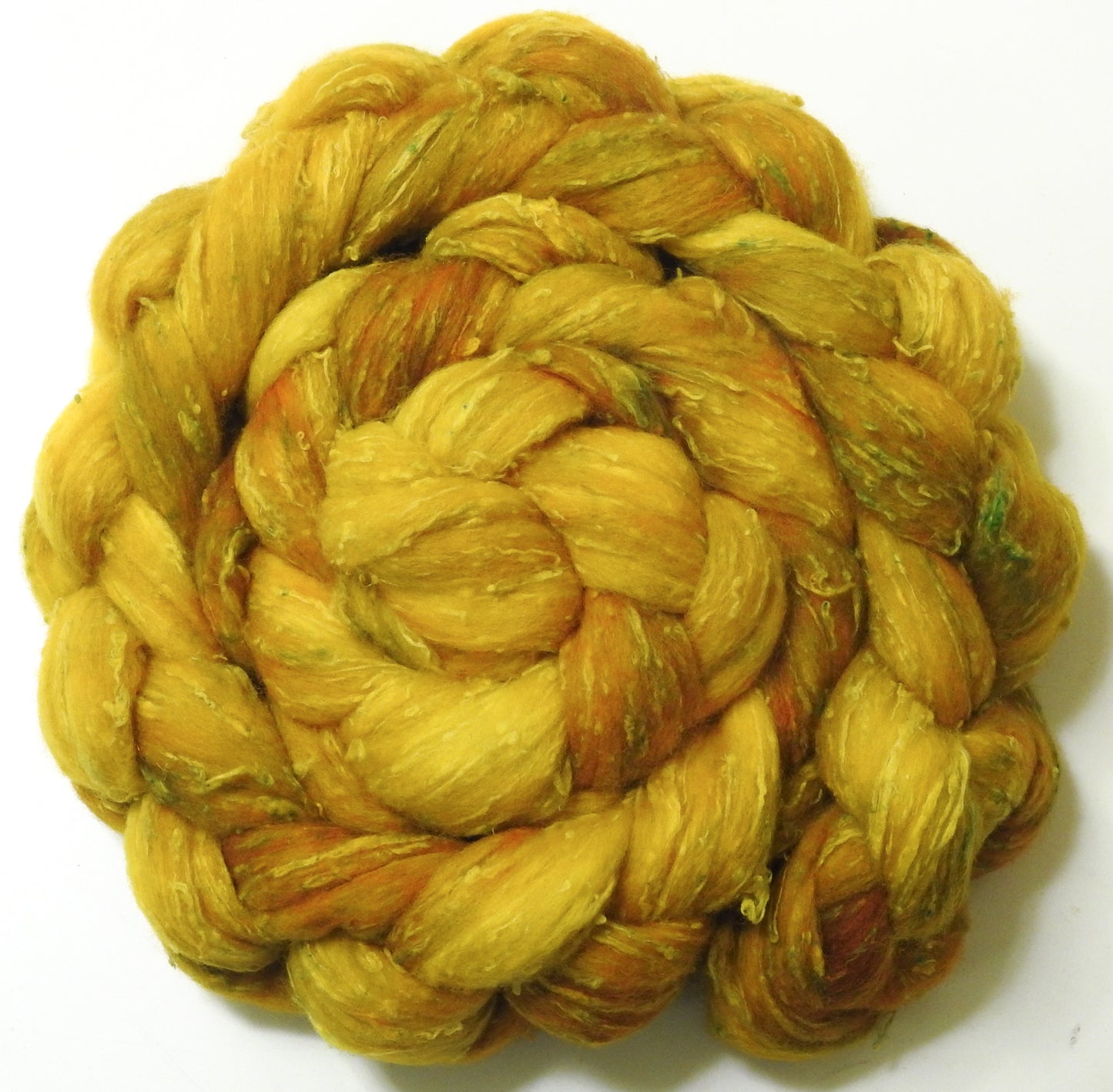 Sunflower (5.7 oz)- 25 micron Merino/ Silk Slubs (70/30)