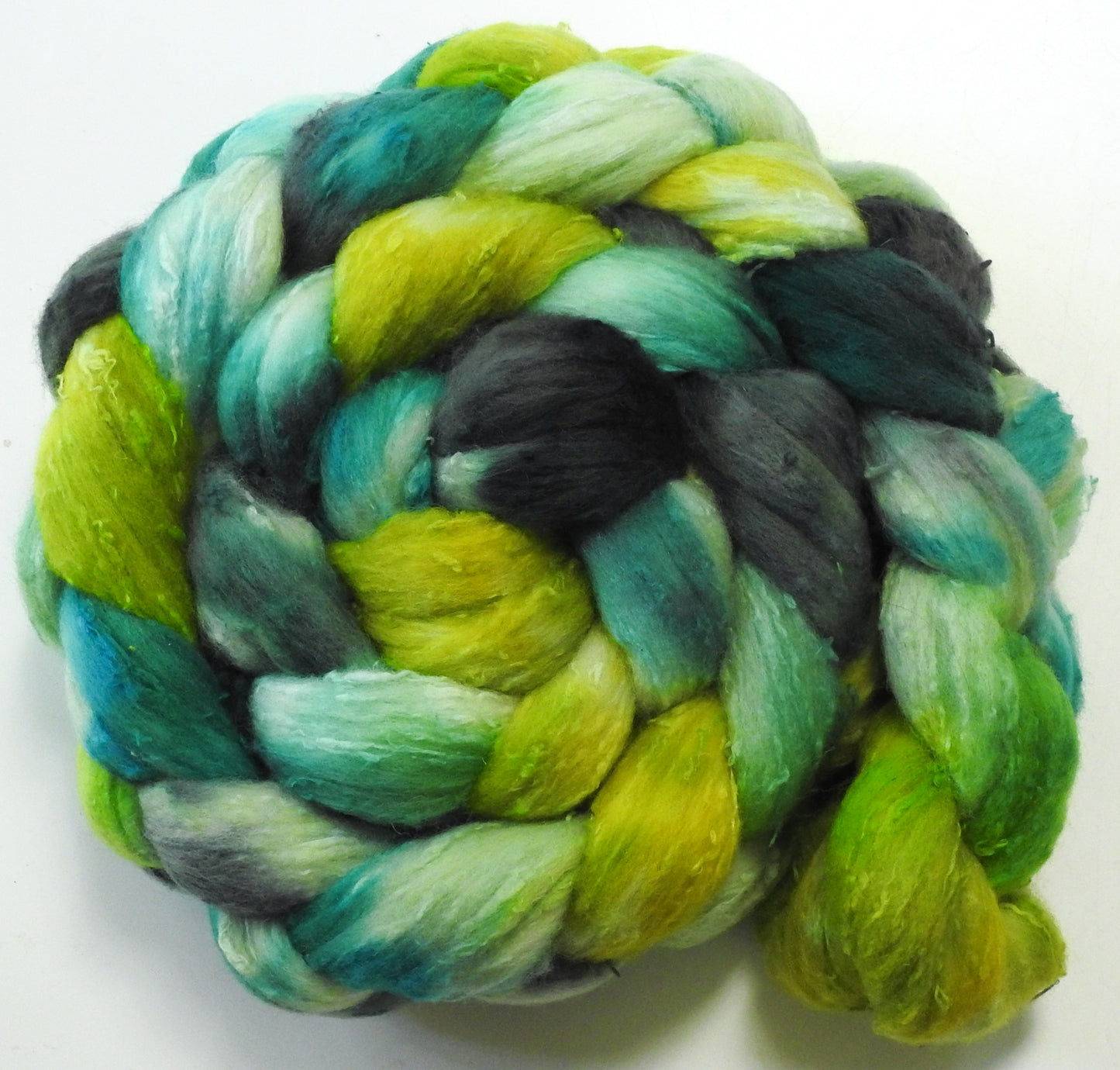 Sea Glass (5.6 oz)- 25 micron Merino/ Silk Slubs (70/30)