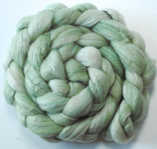 Aloe (5.6 oz) - Batt in a Braid #5 - Merino/ Camel/ silk/ faux cashmere/ firestar (25/25/25/12/12)