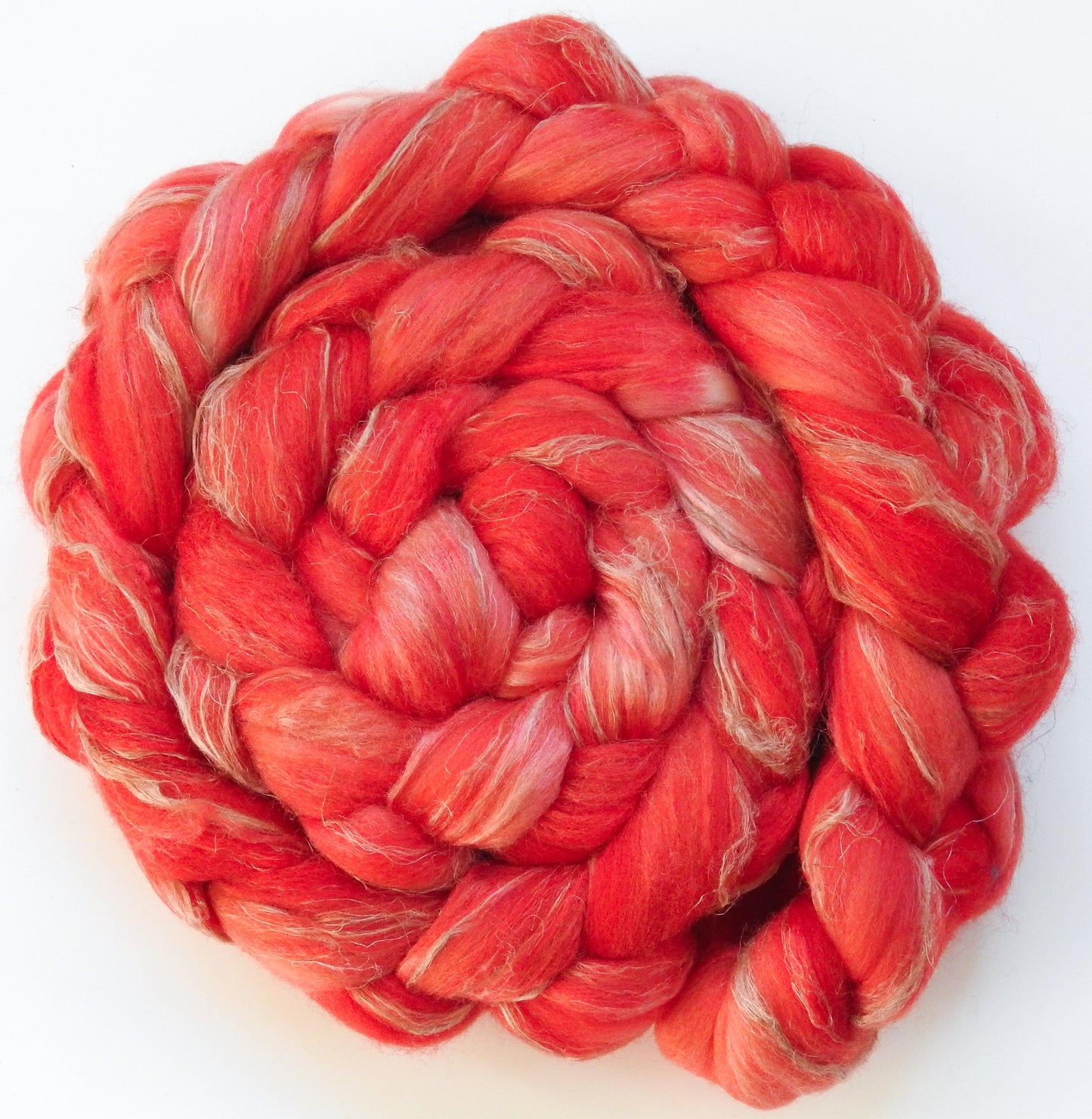 Nasturtium (5.7 oz) - Merino/ Tussah Silk/ Natural Flax (50/25/25)