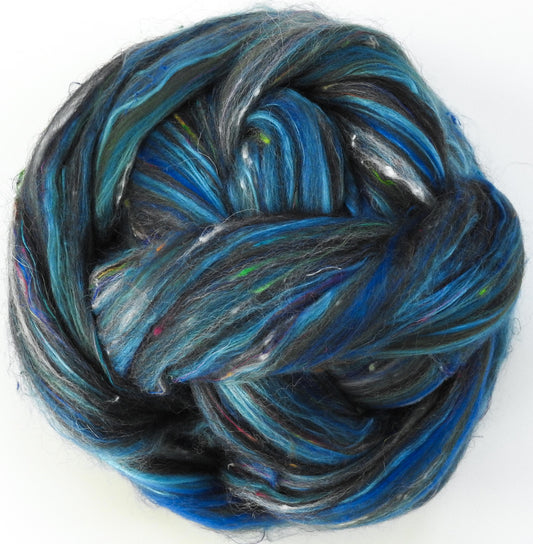 Mirrormere - Merino/Zwartables /Sari and Mulberry Silks/ tweed blend (40/25/25/10)