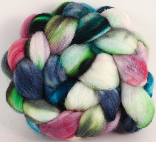 Batt in a Braid #44- Lotus (5.4 oz) - Southdown/Tussah Silk/Kid Mohair (65/25/10)